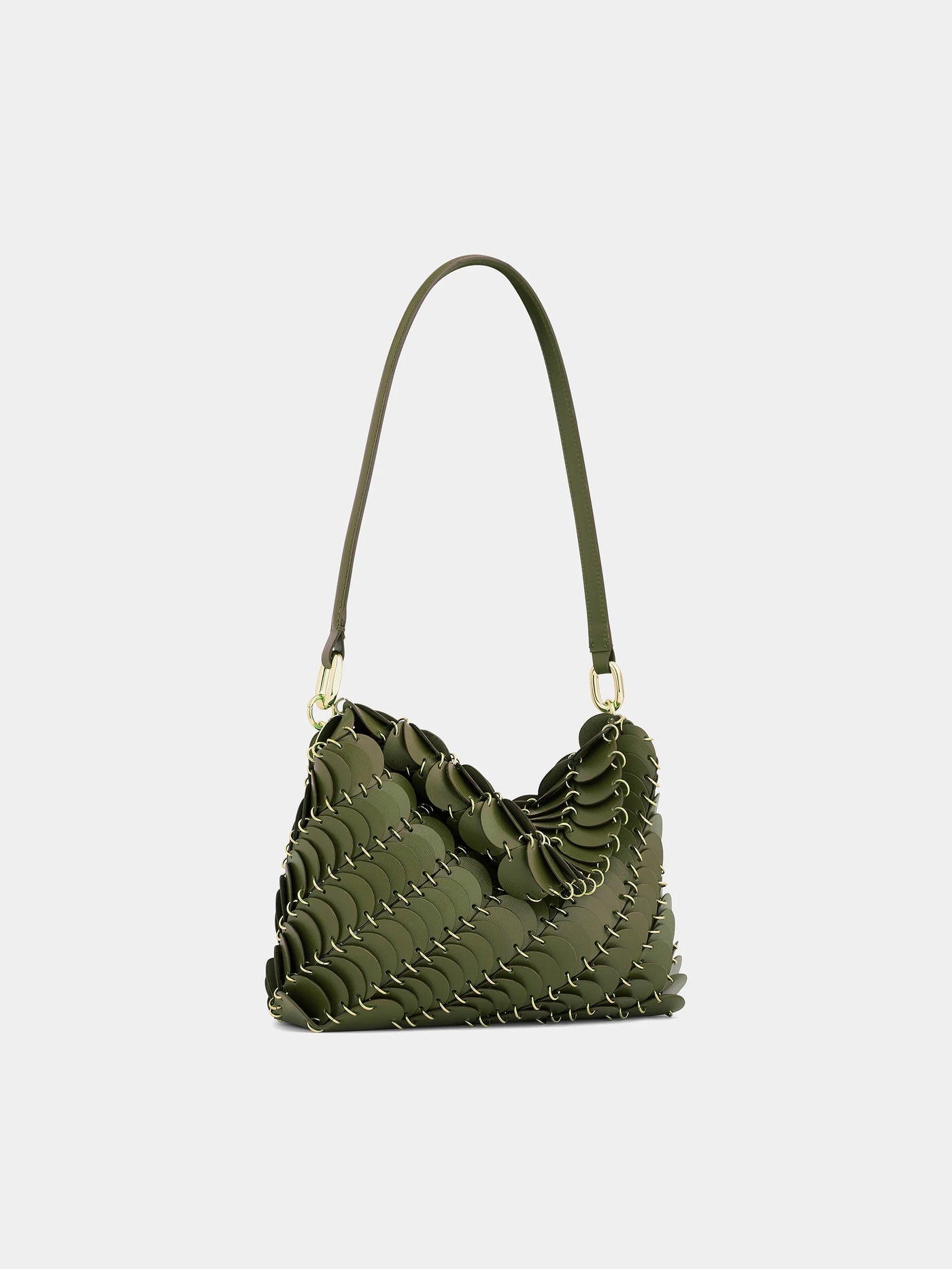 Pochette Tasche in khaki grün