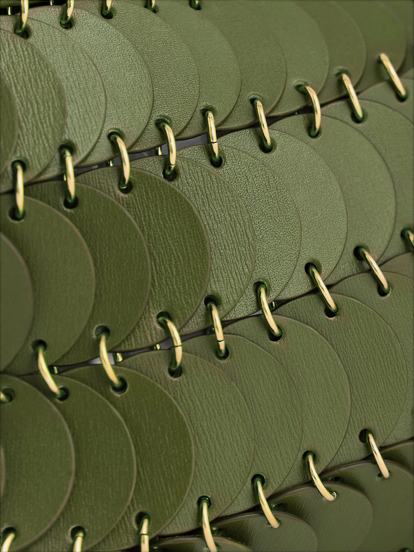 Pochette Tasche in khaki grün