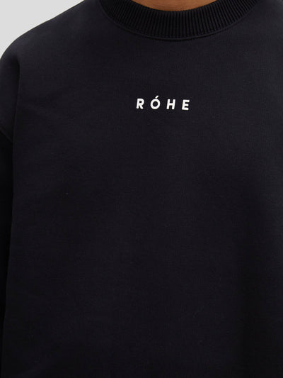 RÓHE Sweat | Sweatshirt RODIN in schwarz | 302-21-036-138 noir / ADAM/EVE
